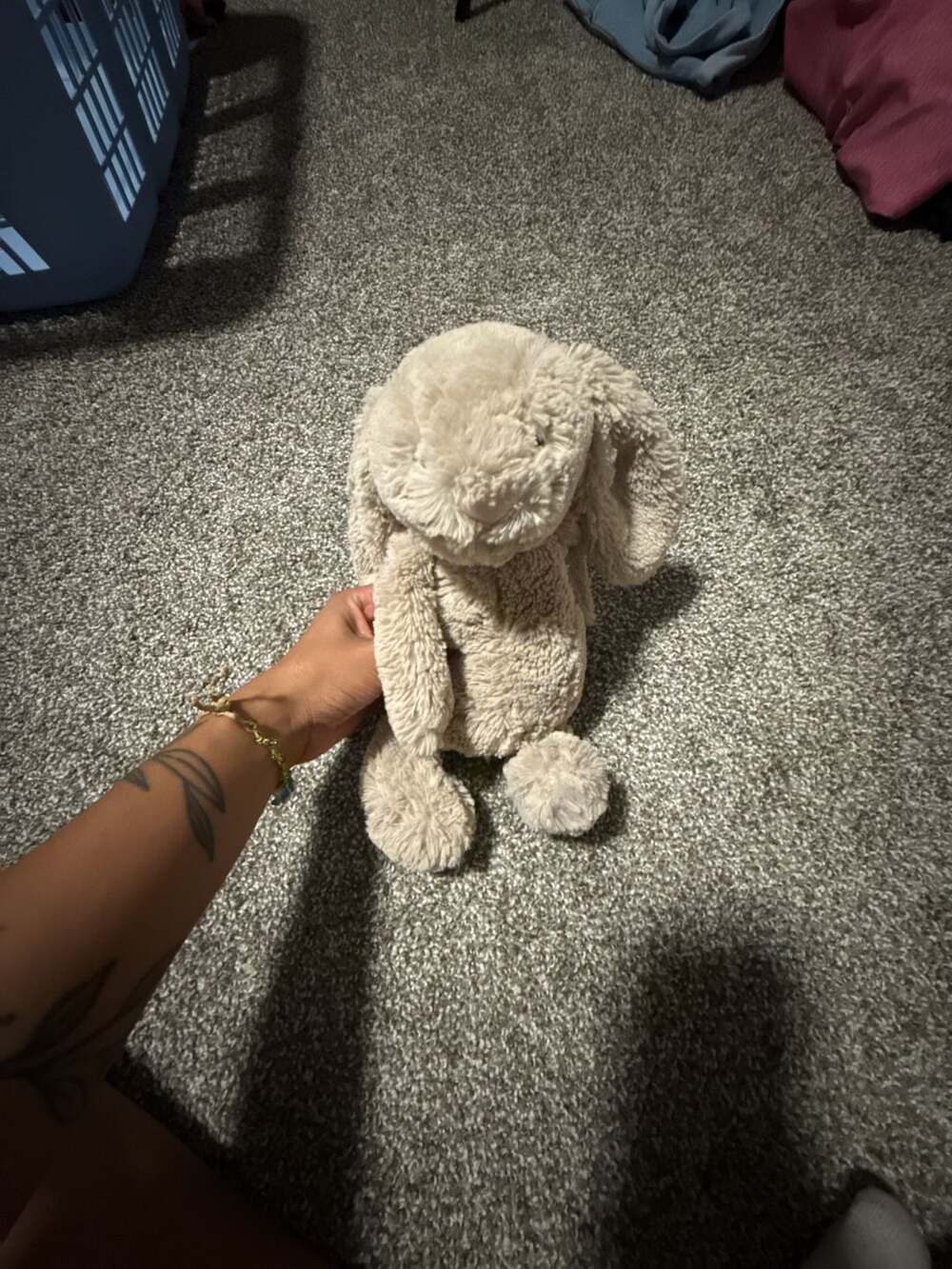 Jellycat Bashful Beige Bunny Stuffed Animal Plush Toy